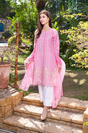 MAK Fashion 3Pc Unstitched Embroidered Organza KUW-10057