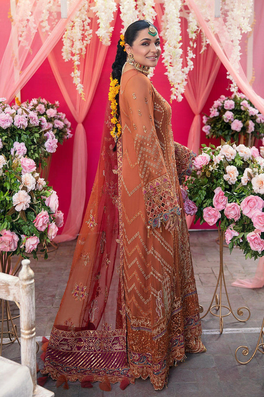 NUREH Jhoomro Unstitched Luxury Formals 3 Piece Suit NL-19 Shehnai - FaisalFabrics.pk