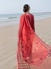 NUREH Tere Sang Unstitched Embroidered Swiss Lawn 3Pc Suit NSL-01