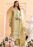 ELAF Premium Luxury Pret Embroidered Lawn 3Pc Suit ELP-01B Evelyn