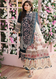 KAHF Premium Embroidered Luxury Lawn Unstitched 3Pc Suit KLC-01A