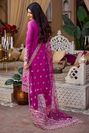 Motifz Nayaab Premium Embroidered Lawn Unstitched 3Pc Suit 4042-AMAANI