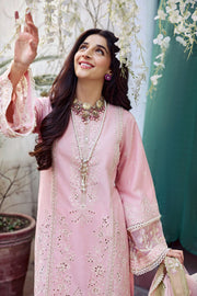 Motifz Nayaab Premium Embroidered Lawn Unstitched 3Pc Suit 4045-ZILLE
