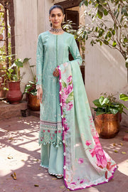 Motifz Nayaab Premium Embroidered Lawn Unstitched 3Pc Suit 4047-GISELLA