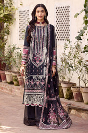 Motifz Nayaab Premium Embroidered Lawn Unstitched 3Pc Suit 4048-FLEUR