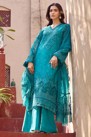Motifz Nayaab Premium Embroidered Lawn Unstitched 3Pc Suit 4049-AVERY
