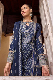 Motifz Nayaab Premium Embroidered Lawn Unstitched 3Pc Suit 4054-LIVIA
