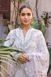 Motifz Nayaab Premium Embroidered Lawn Unstitched 3Pc Suit 4055-VANYA