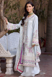 Motifz Nayaab Premium Embroidered Lawn Unstitched 3Pc Suit 4056-ZOOHA
