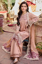 Motifz Nayaab Premium Embroidered Lawn Unstitched 3Pc Suit 4057-ESMEE