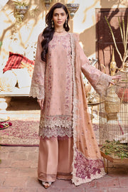 Motifz Nayaab Premium Embroidered Lawn Unstitched 3Pc Suit 4057-ESMEE