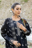 Safwa Clara Premium Embroidered Cotton Lawn Unstitched 3Pc Suit CAA-08