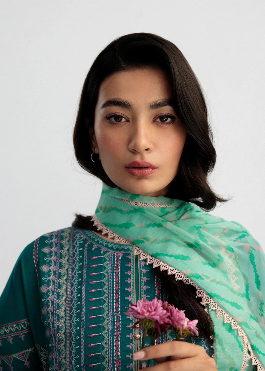 Coco by Zara Shahjahan Embroidered Lawn Unstitched 3 Piece Suit D-04A