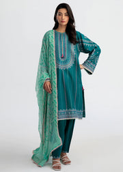 Coco by Zara Shahjahan Embroidered Lawn Unstitched 3 Piece Suit D-04A