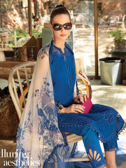 Maria.B M.Prints Lawn Unstitched Embroidered 3 Piece Suit MPT-1704-B