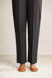 Nuriyaa Cambric Pret Trousers - BLACK STRAIGHT PANTS - FaisalFabrics.pk