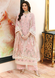 KAHF Premium Embroidered Luxury Lawn Unstitched 3Pc Suit KLC-05