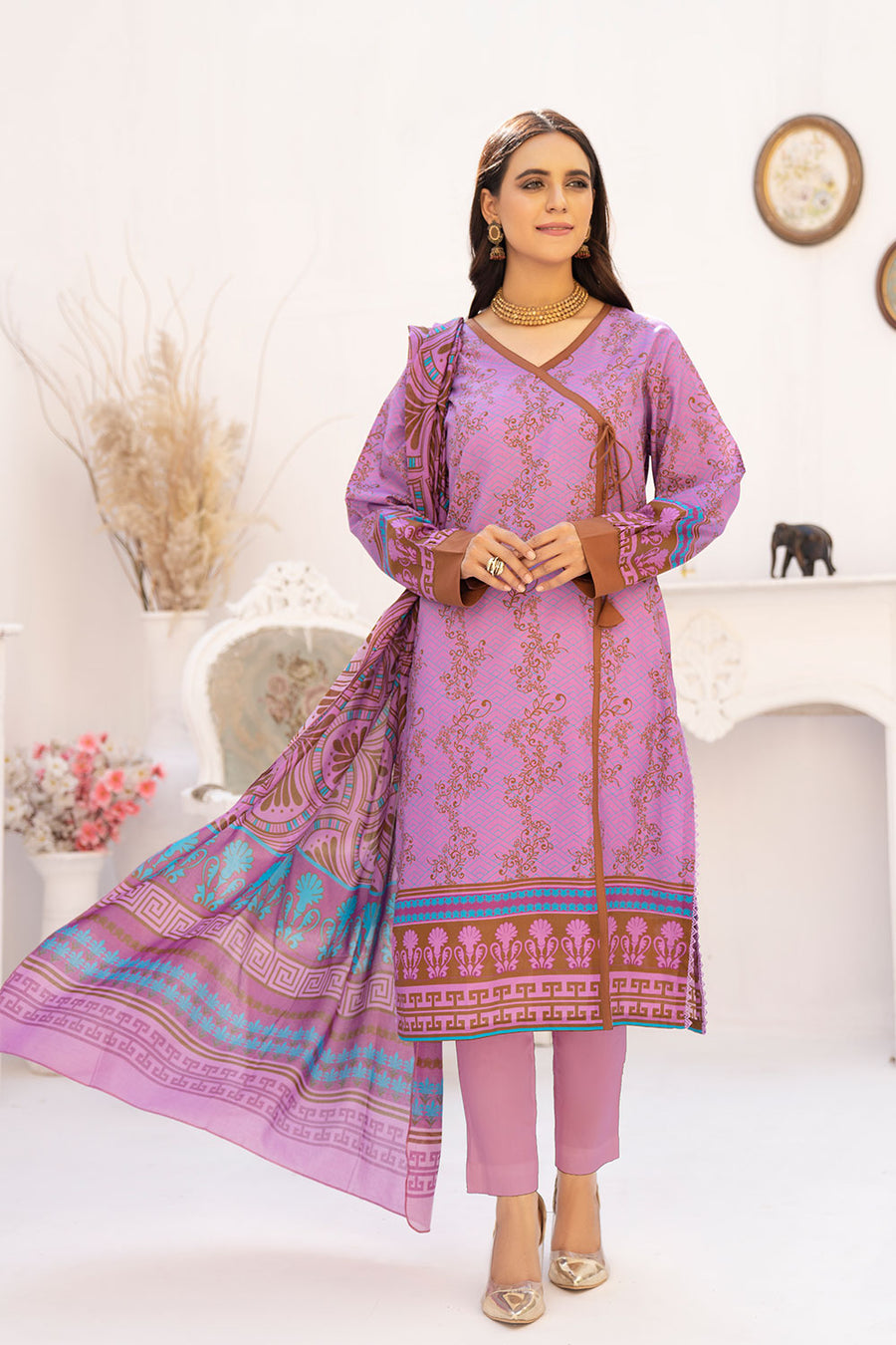 SSD-200 - MALLOW DIGITAL PRINTS SHIRT DUPATTA COLLECTION