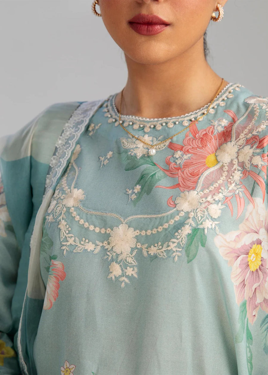 Coco by Zara Shahjahan Embroidered Lawn Unstitched 3 Piece Suit D-05B
