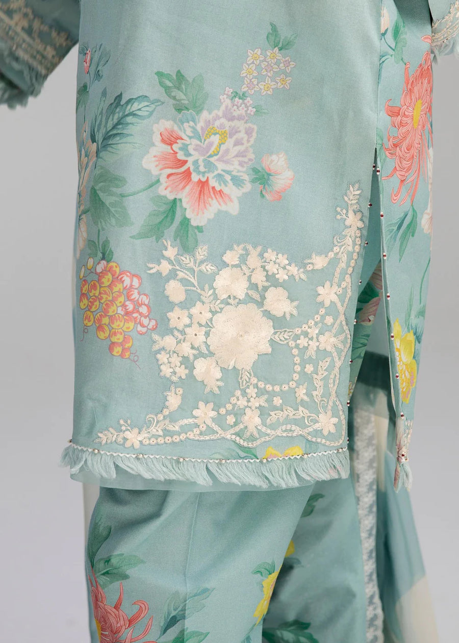Coco by Zara Shahjahan Embroidered Lawn Unstitched 3 Piece Suit D-05B