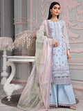 Alizeh Fashion Vasl-e-Meeras Unstitched Formal 3Pc Suit - 06 Neel