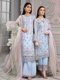 Alizeh Fashion Vasl-e-Meeras Unstitched Formal 3Pc Suit - 06 Neel