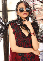 KAHF Premium Embroidered Luxury Lawn Unstitched 3Pc Suit KLC-06