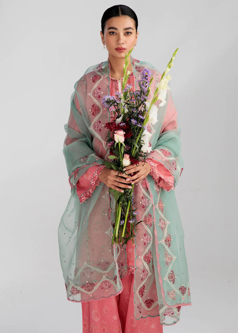 Coco by Zara Shahjahan Embroidered Lawn Unstitched 3 Piece Suit D-06A