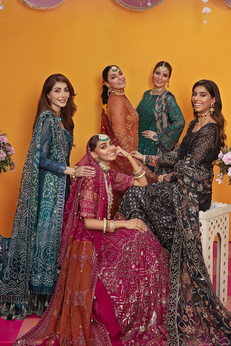 NUREH Jhoomro Unstitched Luxury Formals 3 Piece Suit NL-20 Mahgul - FaisalFabrics.pk