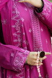 Safwa Clara Premium Embroidered Cotton Lawn Unstitched 3Pc Suit CAA-02