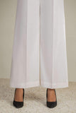 Nuriyaa Cambric Pret Trousers - White Line Pants