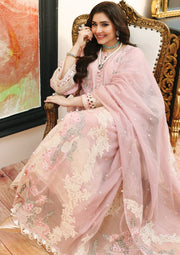 KAHF Premium Embroidered Luxury Lawn Unstitched 3Pc Suit KLC-05