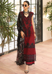 KAHF Premium Embroidered Luxury Lawn Unstitched 3Pc Suit KLC-06