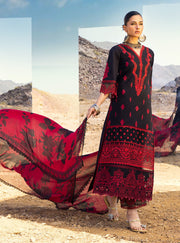 Zainab Chottani Embroidered Chikankari Lawn Unstitched 3Pc Suit ZC-07A