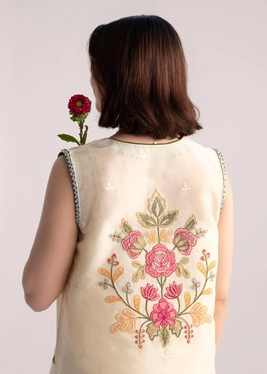 Coco by Zara Shahjahan Embroidered Lawn Unstitched 3 Piece Suit D-07A