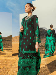 Zainab Chottani Embroidered Chikankari Lawn Unstitched 3Pc Suit ZC-07B