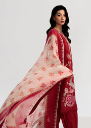 Coco by Zara Shahjahan Embroidered Lawn Unstitched 3 Piece Suit D-07B