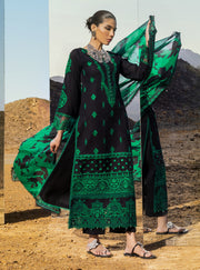 Zainab Chottani Embroidered Chikankari Lawn Unstitched 3Pc Suit ZC-07B