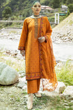 Safwa Clara Premium Embroidered Cotton Lawn Unstitched 3Pc Suit CAA-03