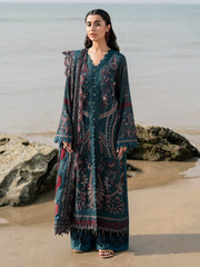 NUREH Tere Sang Unstitched Embroidered Swiss Lawn 3Pc Suit NSL-02