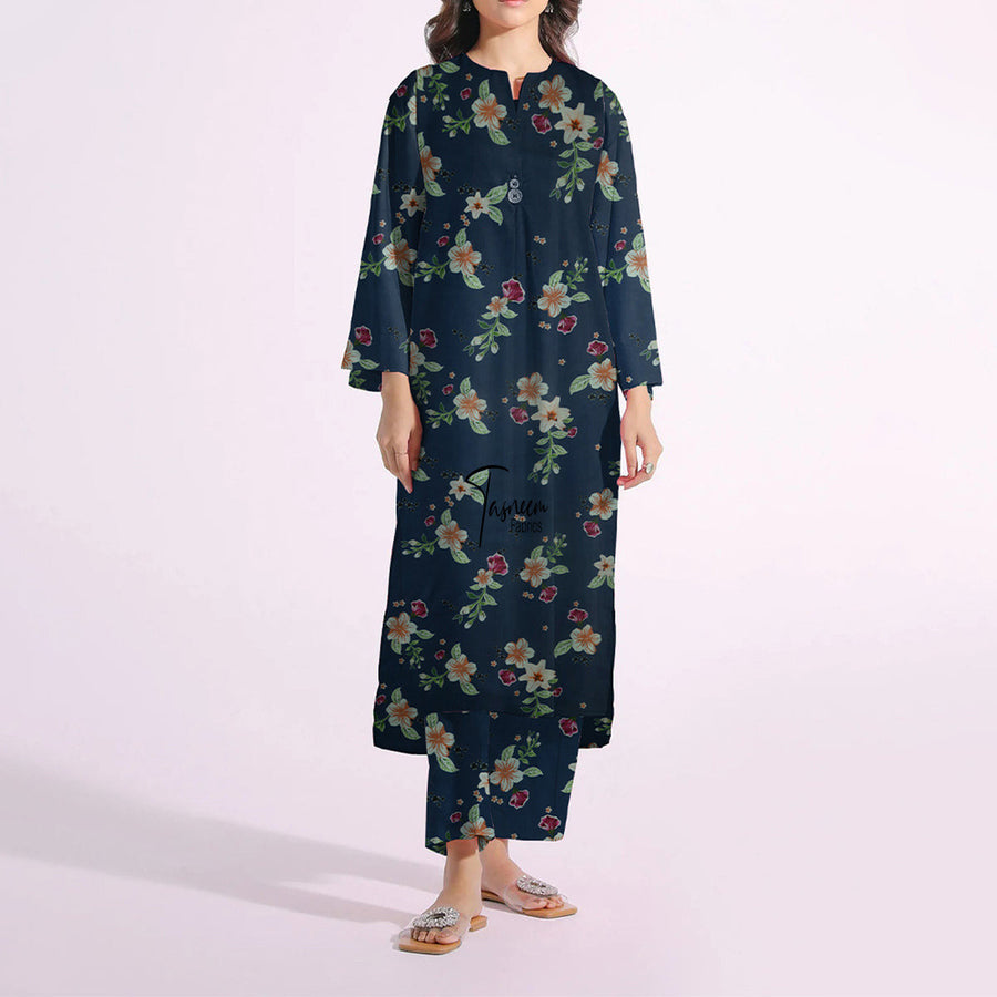 Tasneem Fabrics Unstitched Printed Cambric 2Pc Suit FBPR0003220