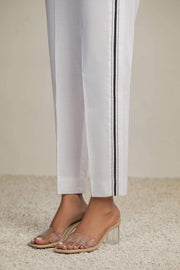 Nuriyaa Cambric Pret Trousers - BLACK LINE PANTS - FaisalFabrics.pk