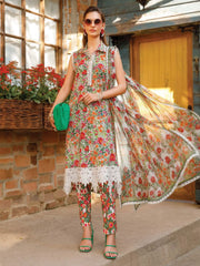 Maria.B M.Prints Lawn Unstitched Embroidered 3 Piece Suit MPT-1708-B