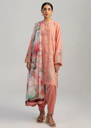 Coco by Zara Shahjahan Embroidered Lawn Unstitched 3 Piece Suit D-08A