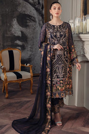 Ramsha Chevron Vol-05 Luxury Chiffon Unstitched 3Pc Suit A-506