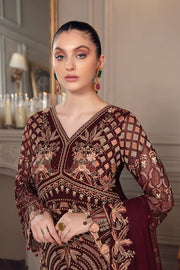 Ramsha Chevron Vol-05 Luxury Chiffon Unstitched 3Pc Suit A-507