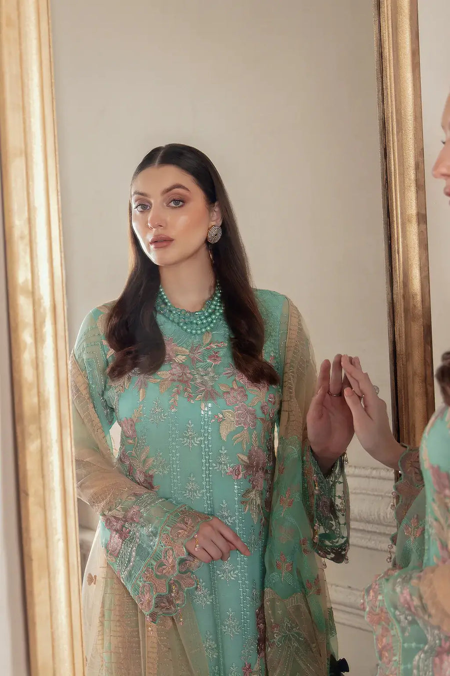 Ramsha Chevron Vol-05 Luxury Chiffon Unstitched 3Pc Suit A-511