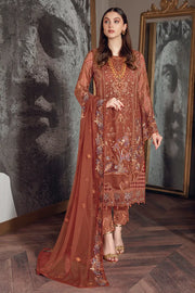 Ramsha Chevron Vol-05 Luxury Chiffon Unstitched 3Pc Suit A-512