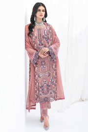 Ramsha Chevron Vol 06 Embroidered Chiffon Unstitched 3Pc Suit A-604