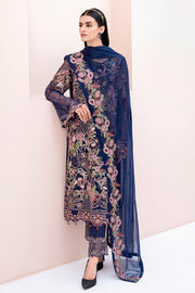 Ramsha Chevron Vol 06 Embroidered Chiffon Unstitched 3Pc Suit A-606